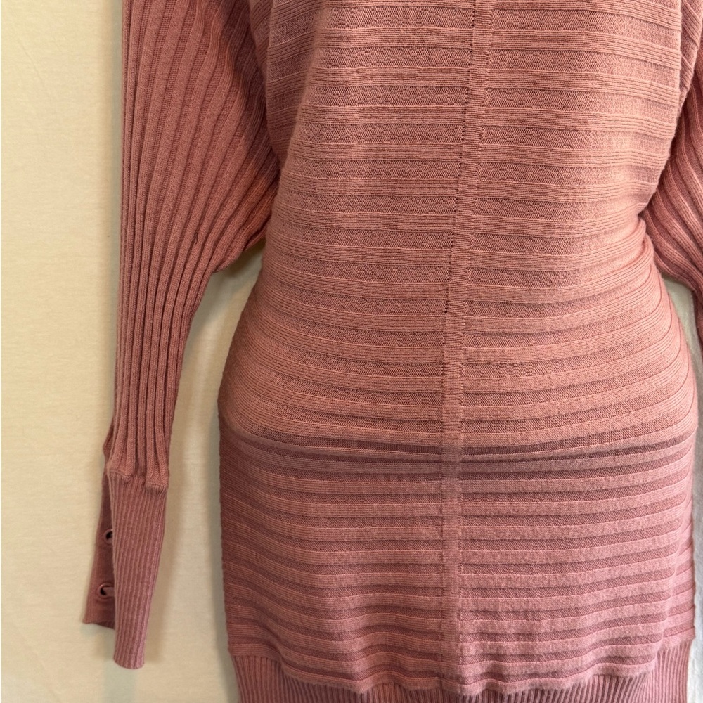 A-29 Soho Pink 3/4 Sleeve Pullover Sweater Size M - Picture 2 of 14